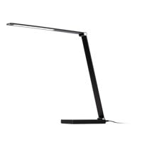 Workstream by Monoprice WFH Multimode Low Profile Adjustable LED Desk Lamp with USB Charging, Black