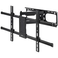Monoprice Cornerstone Series Corner Friendly Full-Motion Articulating TV Wall Mount Bracket For TVs 37in to 70in, Max Weight 132 lbs, Extension Range of 2.7in to 24.2in, VESA Patterns Up to 600x400