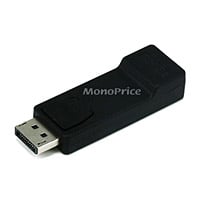 DP (Display Port) Male to HDMI Female Adapter (sez $13.65 as of right now)