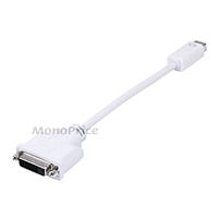 Mini-DVI to DVI Adapter (sez $9.69 as of right now)