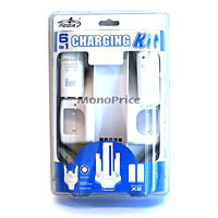 Product Image for Charge Station w/ Console Cooling Fan and two Rechargeable Batteries for Wii