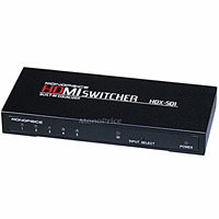 Product Image for 5X1 Enhanced 1.3b Certified HDMI Switch with built-in Equalizer (REV.3.0) w/ Remote  