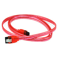 Product Image for 36inch SATA 6Gbps Cable w/Locking Latch - UV Red