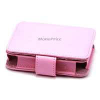 Product Image for Garmin 3.5 inch Leather Pink Case