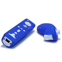 Product Image for Silicone Skin for Wii Remote Control and Nunchuk - Blue