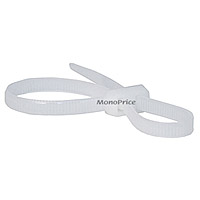 Product Image for Double Head Cable tie 8 7/8 inch 50LBS, 100pcs/Pack - White