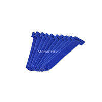 Product Image for Hook & Loop Fastening Cable Ties 6inch, 10pcs/Pack - Blue