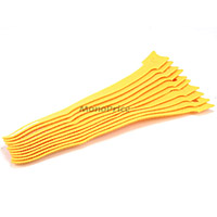 Product Image for Hook & Loop Fastening Cable Ties 9inch, 10pcs/Pack - Yellow