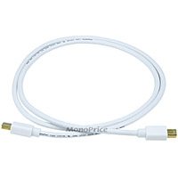Product Image for 3ft 32AWG Mini DisplayPort Cable - White