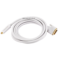 Product Image for 15ft 32AWG Mini DisplayPort to DVI Cable - White