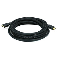 Product Image for 15ft 24AWG CL2 High Speed HDMI&reg; Cable With Ethernet w/ Net Jacket - Black 