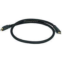 Product Image for 3ft 24AWG CL2 High Speed HDMI&reg; Cable With Ethernet w/ Net Jacket - Black