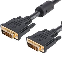 Product Image for 6ft 28AWG Dual Link DVI-I Cable - Black 