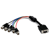 Product Image for HD15 M/BNC F X 5 - 1ft (Black)