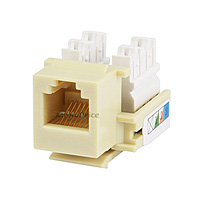 Product Image for RJ-12 110 Type 90 Keystone Jack - Beige