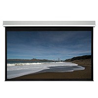 Product Image for Ceiling Recessed Motorized Projection Screen (Somfy Motor) w/ IR Remote - Matte White Fabric (120 inch, 16:9)