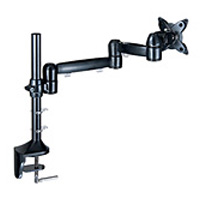 Product Image for High Quality Adjustable Tilting Desk Mount Bracket for LCD LED (Max 17.5Lbs, 15~22inch) - Black