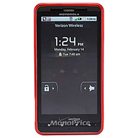 Product Image for TPU Case for Motorola Droid X & Droid X2 - Red