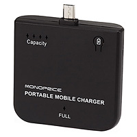 Product Image for Micro USB Backup Battery Pack for Smart Phones, Cell Phones and Cameras (1900mAh) - Black