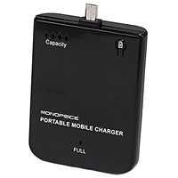Product Image for Micro USB Backup Battery Pack for Smart Phones, Cell Phones and Cameras (2800mAh) - Black (REV. 2.0)