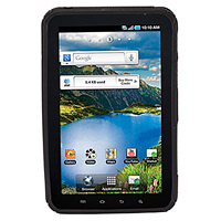 Product Image for Matte Finish Polycarbonate/TPU Case for 7 inch Galaxy Tab - Black