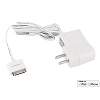 Product Image for Wall Charger for all 30-pin iPhone� and iPod� - White