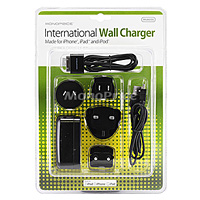 Product Image for International Wall Charger for all 30-pin iPad�, iPhone�, and iPod� - Black