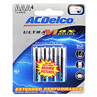 Product Image for ACDelco Ultra-Max AAA Alkaline Battery 4-Pack