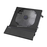 Product Image for Aluminum Laptop Cooling Stand w/ Built-In 220mm Fan - Black