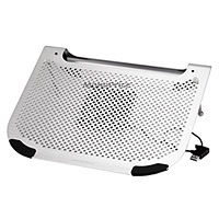 Product Image for Multi Purpose Laptop Cooling Stand w/ Removable 80mm Fan - Gray