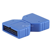 Product Image for USB 3.0 Box Header 20pin to Box Header 20pin Male Adapter (Gold Plated)