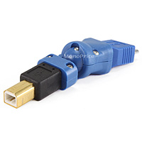 Product Image for USB 3.0 Micro B Male to USB 2.0 B Male Adapter (Gold Plated)