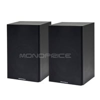 Product Image for 6 1/2 Inches 2-Way Bookshelf Speakers (Pair) - Black