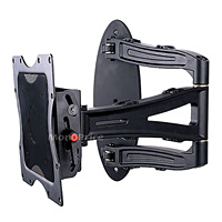 Product Image for Adjustable Tilting/Swiveling TV Wall Mount Bracket for LCD LED Plasma (Max 132Lbs, 13~37inch) 