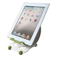 Product Image for Angle Adjustable Desktop Stand for all 9.7-inch iPadŽ and Tablets - White