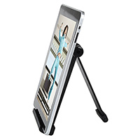 Product Image for Aluminum Foldable Desktop Stand for all iPad� - Black