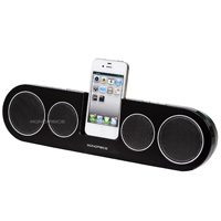Product Image for Portable & Rechargeable Speaker Dock w/ Remote for all 30-pin iPhone� & iPod�
