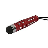 Product Image for 1.75" Aluminum Stylus for all iPad�, iPhone�, iPod�, Tablets, and SmartPhones - Red Bling