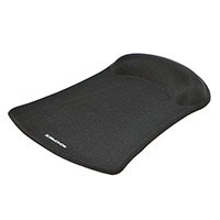 Product Image for Mouse Pad with Gel Wrist Rest - Black