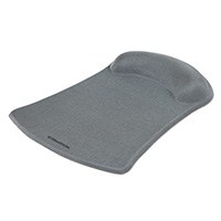 Product Image for Mouse Pad with Gel Wrist Rest - Silver