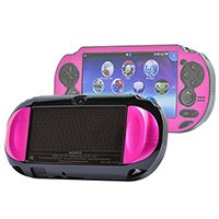 Product Image for PlayStation Vita Brushed Aluminum Clamshell Protective Case - Pink