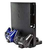 Product Image for Charging Station & Stand for PS3 Slim / PS Move - Black
