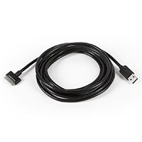 Product Image for 10ft SlimFit USB Sync Cable for all 30-pin iPad� iPhone�, and iPod� - BLACK
