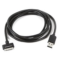 Product Image for 6ft SlimFit USB Sync Cable for all 30-pin iPad�, iPhone�, and iPod� - BLACK