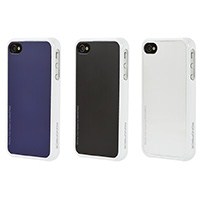Product Image for 4 Piece Modular Color Case for iPhone� 4/ 4S - White with Black, White, Blue