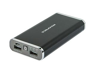 Product Image for Dual Port 2.2A USB Battery Pack/Charger, 8000mAh Black