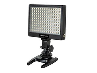 Product Image for LED Video Camcorder Light with 140 Pieces LED and 1000 Lumens Brightness With Adjustable Color Temperature