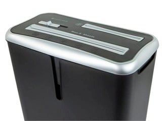 Product Image for 8-Sheet Cross Cut Shredder with Bin for Paper, CD, and Card