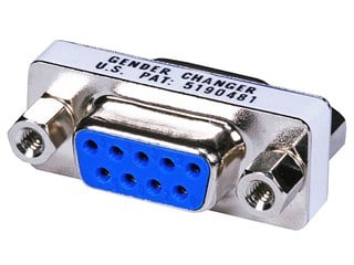 Product Image for DB9 F/F, Mini Gender Changer 