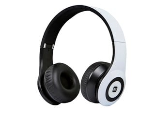 Product Image for Bluetooth® On-the-Ear Headphones with Built-in Microphone-White